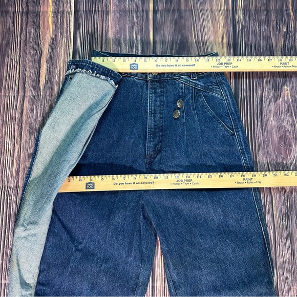 Women’s Vintage Front Flap Rocky Mountain Rockies Blue denim Bareback Jeans - Picture 7 of 7